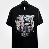 Simple Taylor Swift mildew print t-shirt Vintage heavy loose short sleeves ins tide