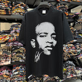 Carter Vince Carter Printed Short Sleeve T-Shirt High Street Vintage Heavy Small Neckline Cotton ins
