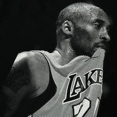 Loose casual kobe trend short-sleeved high street retro heavy cotton solid color T-shirt direct injection printing