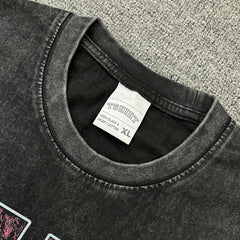 Vintage Sean Omalley Printed T-Shirt High Street Washed Heavy Cotton T