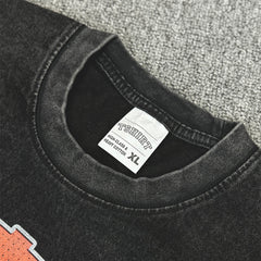 Vintage Shohei Ohtani Printed Short Sleeve T-Shirt Vintage Washed Heavy Cotton Top T