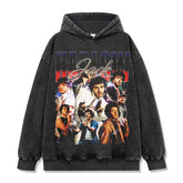 Jack Harlow Print Short Sleeve T-Shirt Washed Long Sleeve Loose Hooded Sweater