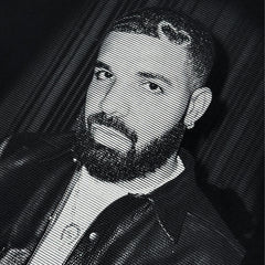 Vintage Loose Casual Direct Injection Printing DRAKE Drake Short Sleeve High Street Heavy Cotton T-Shirt