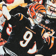 Vintage Joe Burrows Rugby Print Short Sleeve T-Shirt Washed Heavy Cotton T