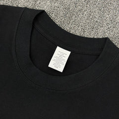 Loose casual kobe trend short-sleeved high street retro heavy cotton solid color T-shirt direct injection printing