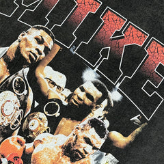 Vintage Tyson Boxer Tyson Printed Short Sleeve T-Shirt vintage washed heavy cotton trendy men t