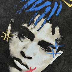 Vintage XXX Tentacion Printed Short Sleeve T-Shirt Vintage Washed Heavy Cotton Crew Neck T