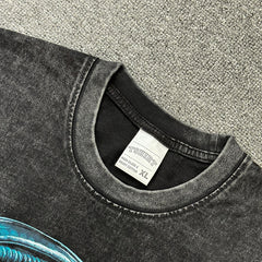 Vintage Alien Xenomorph Printed T-Shirt Vintage Cotton Loose Casual Short Sleeve T