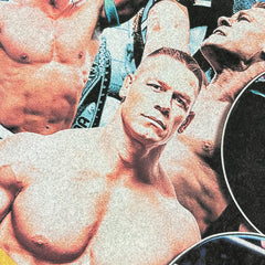 Vintage John Cena Printed Short Sleeve T-Shirt Vintage Washed Blockbuster T