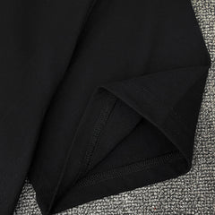 Loose casual kobe trend short-sleeved high street retro heavy cotton solid color T-shirt direct injection printing