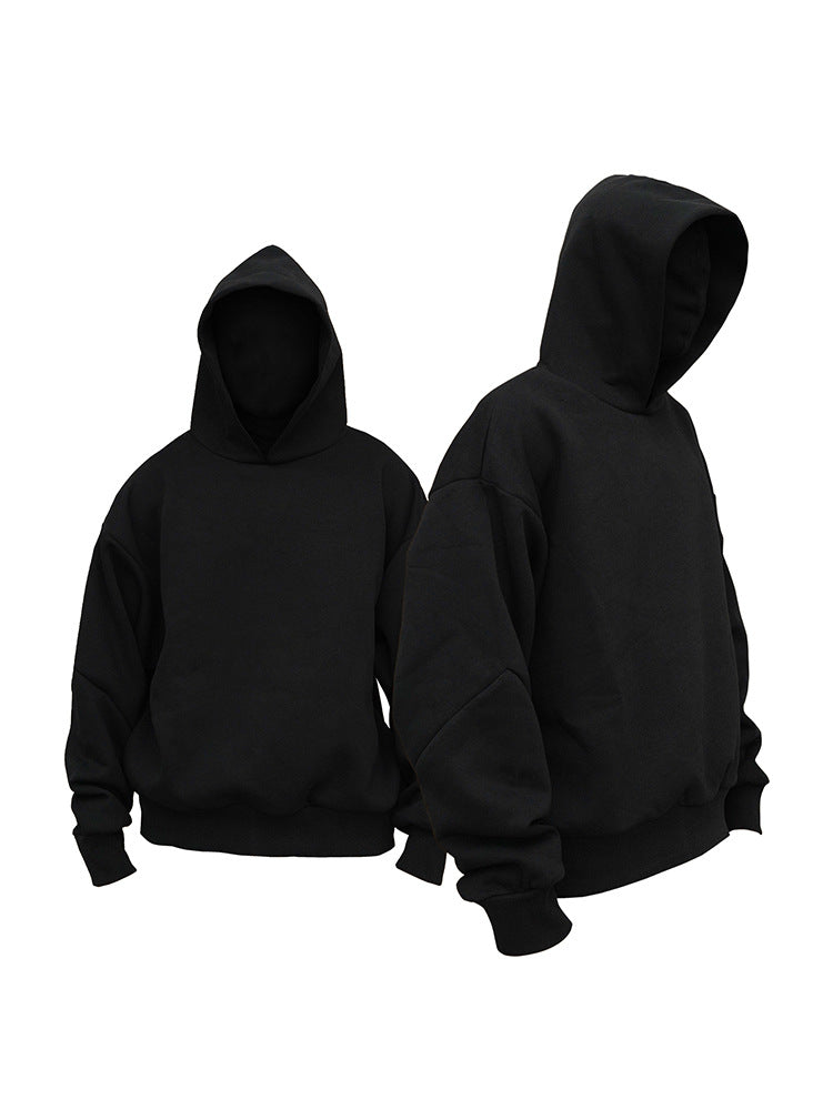 Heavy 460g thickened hooded sweater men's loose casual versatile net version hoodie top